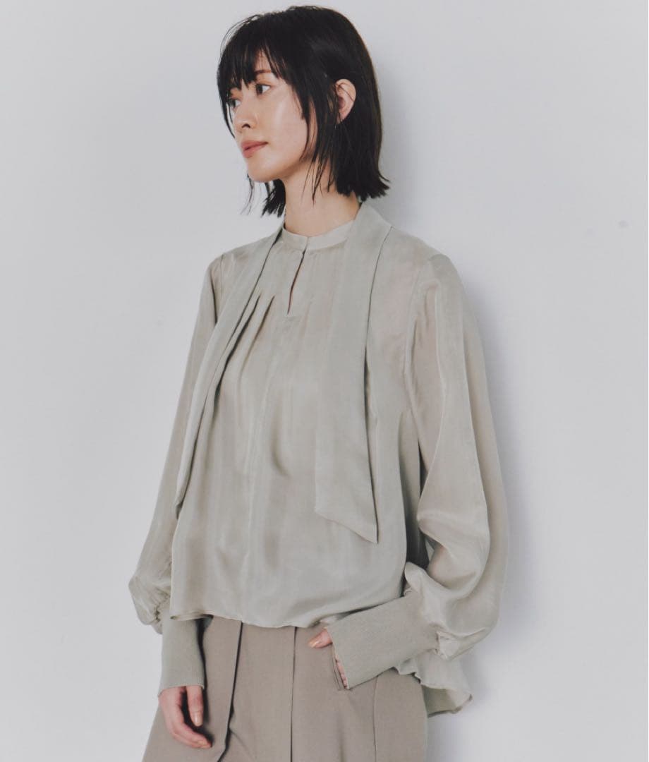 united tokyo キュプラタックブラウス｜ウォッシャブル/オケージョン
