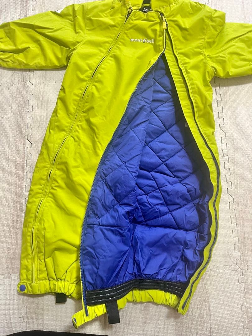 montbellモンベル　ベビー パウダーカバーオール　サイズ80 男女兼用