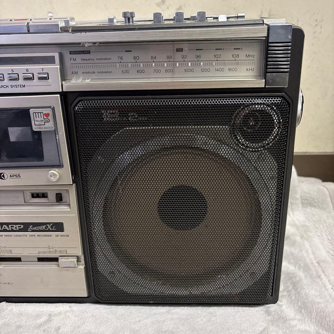 SHARP GF-555S カセットテープラジカセ