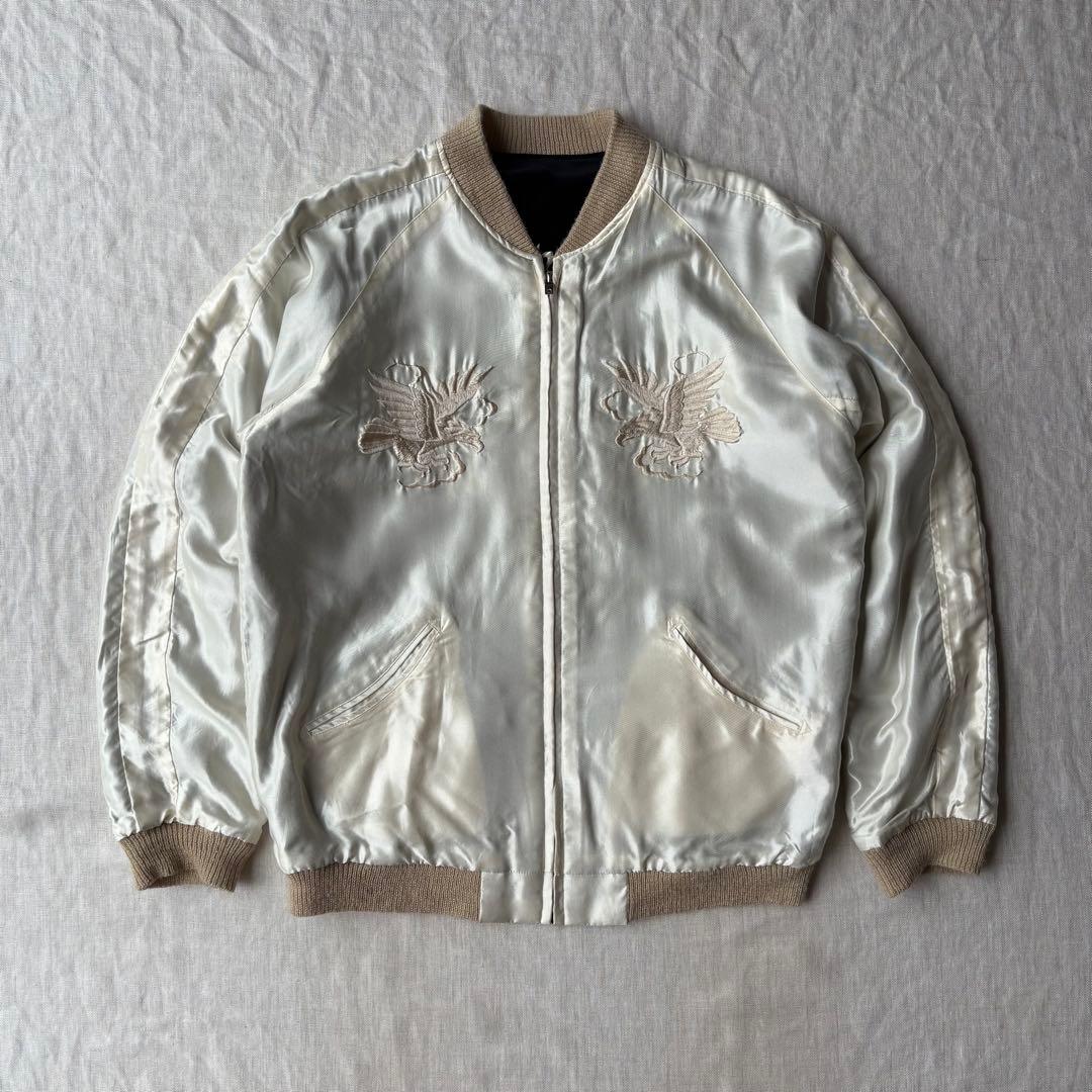 東洋エンタープライズ GOLD ゴールド 別珍×サテン リバーシブル スカジャン