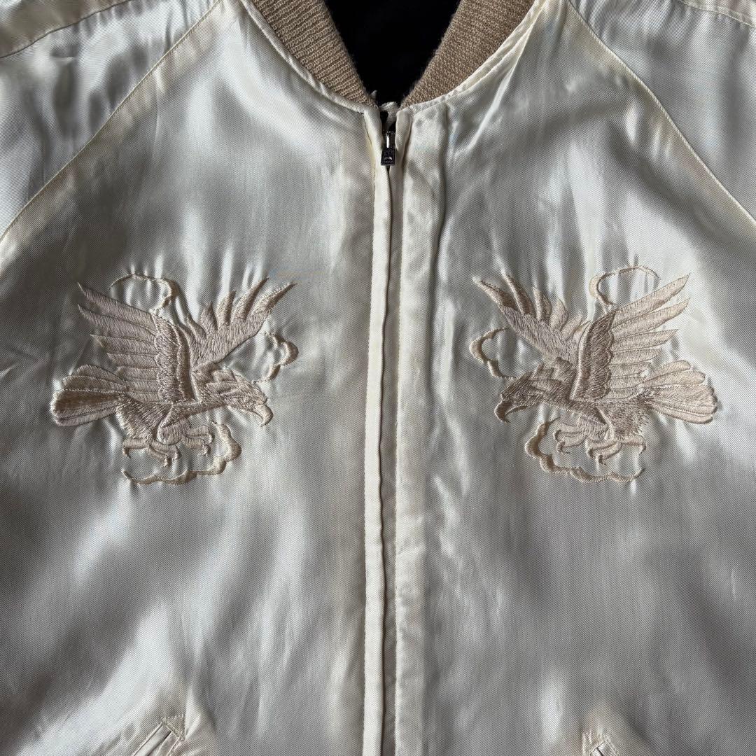 東洋エンタープライズ GOLD ゴールド 別珍×サテン リバーシブル スカジャン