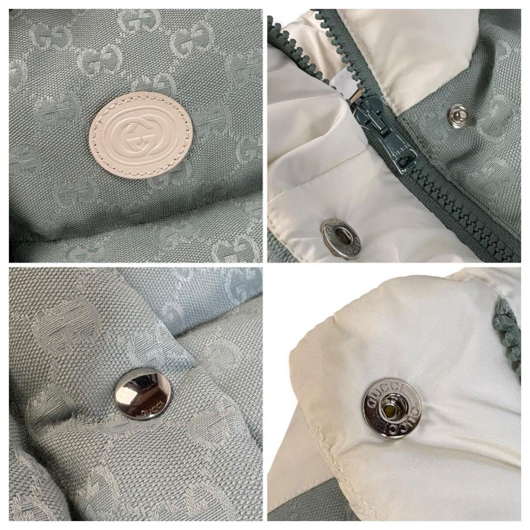 【美品】GUCCI GGスプリーム ダウンベスト 40サイズ イタリア製 希少品