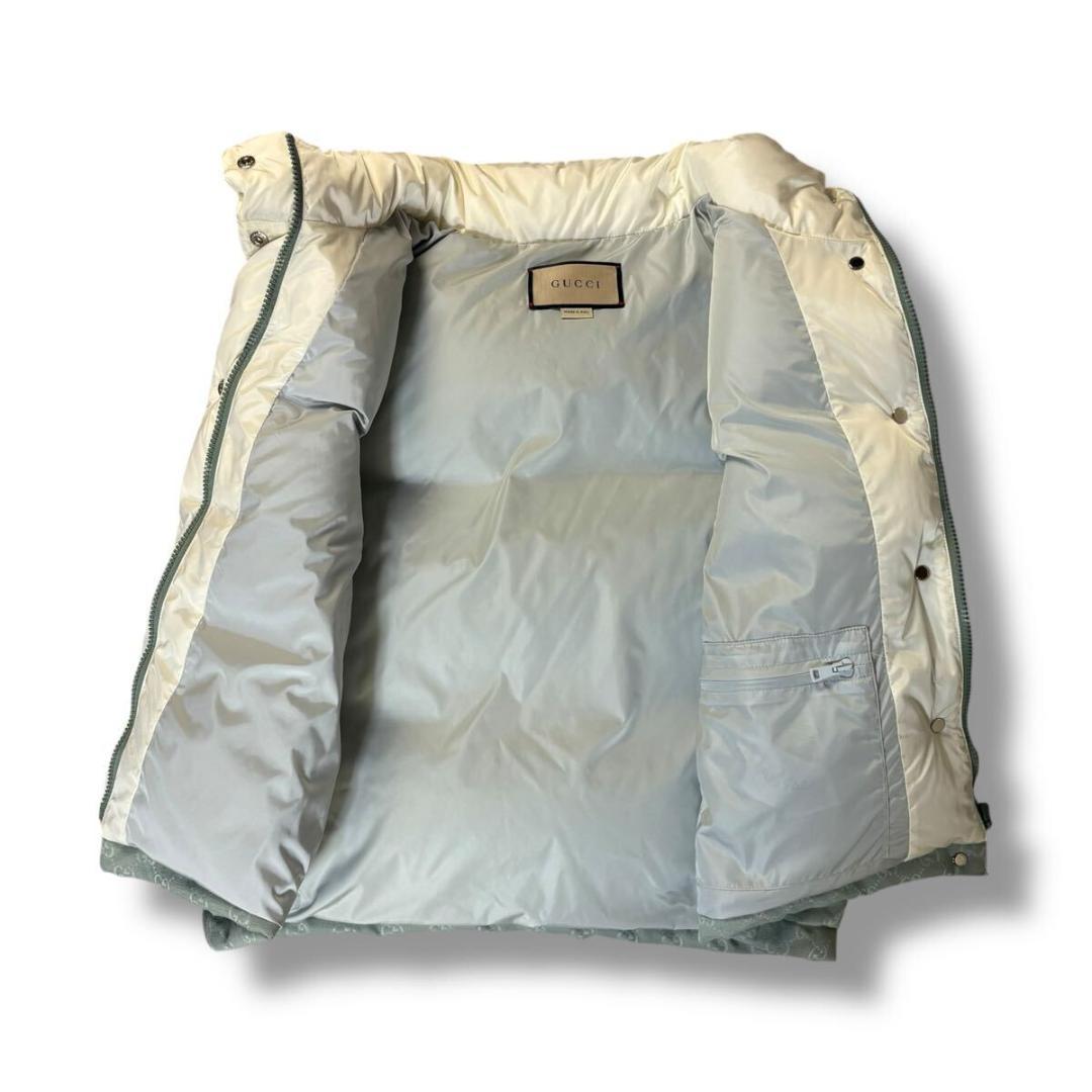 【美品】GUCCI GGスプリーム ダウンベスト 40サイズ イタリア製 希少品