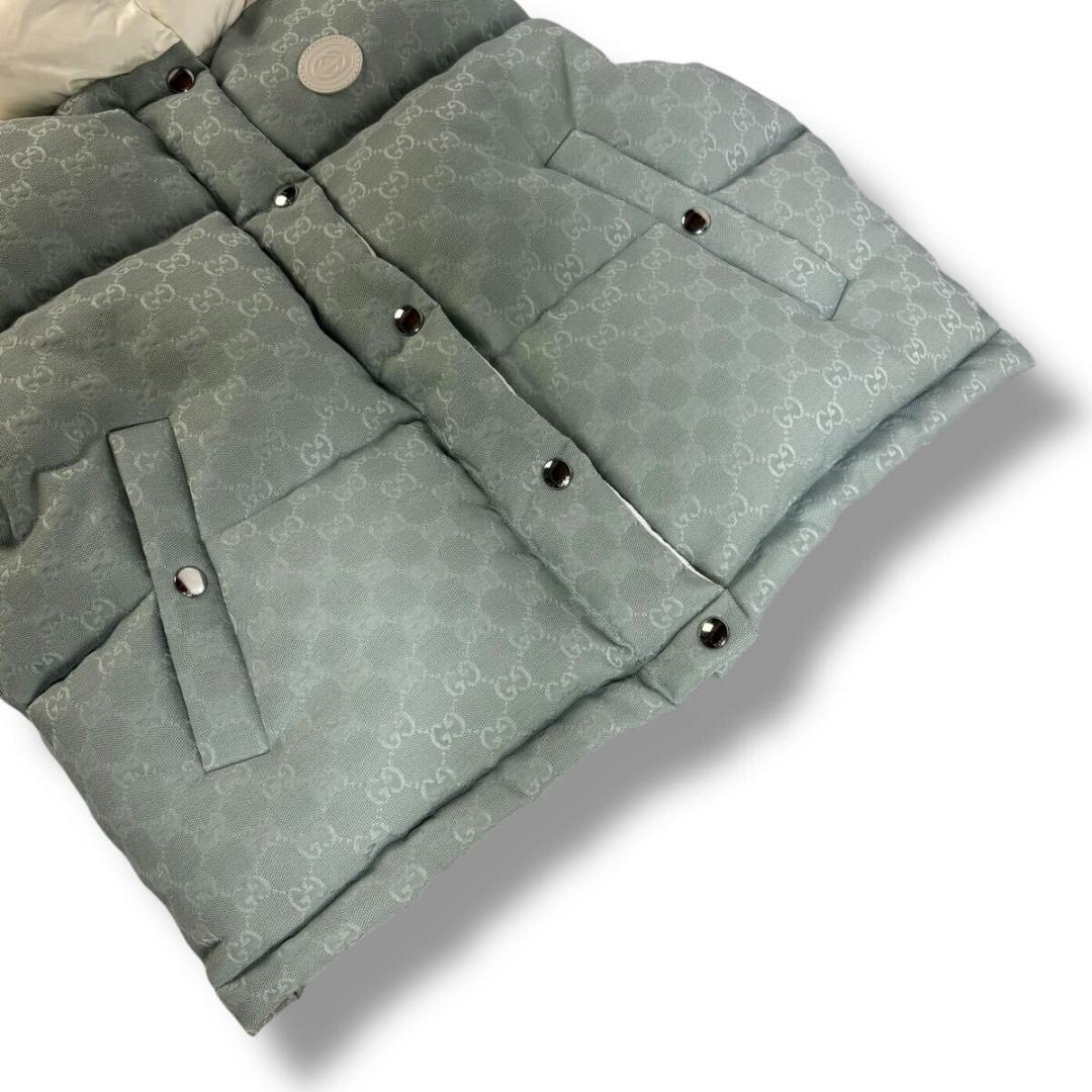 【美品】GUCCI GGスプリーム ダウンベスト 40サイズ イタリア製 希少品