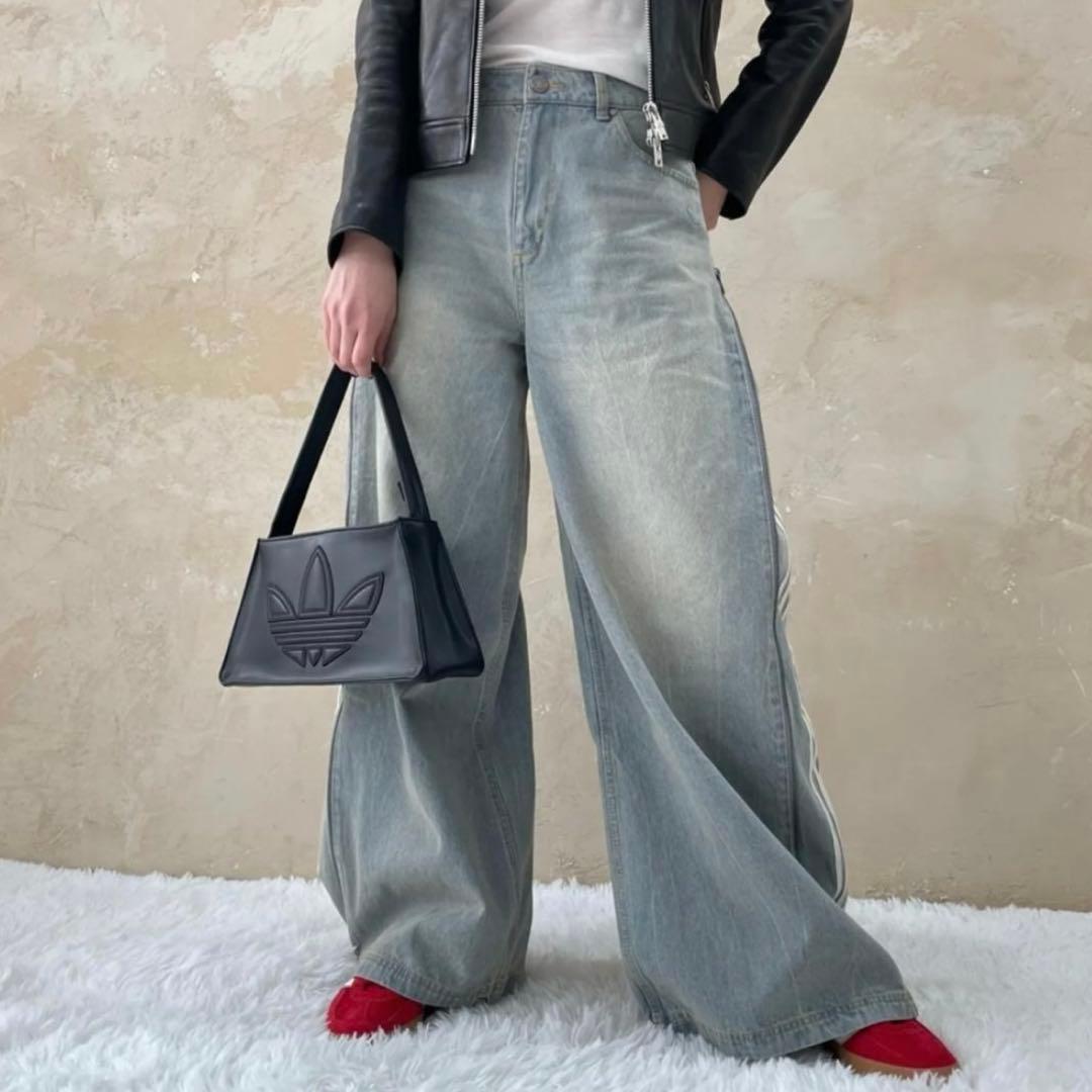 【新品タグ付き】adidas DENIM ZIP PANT JX9210