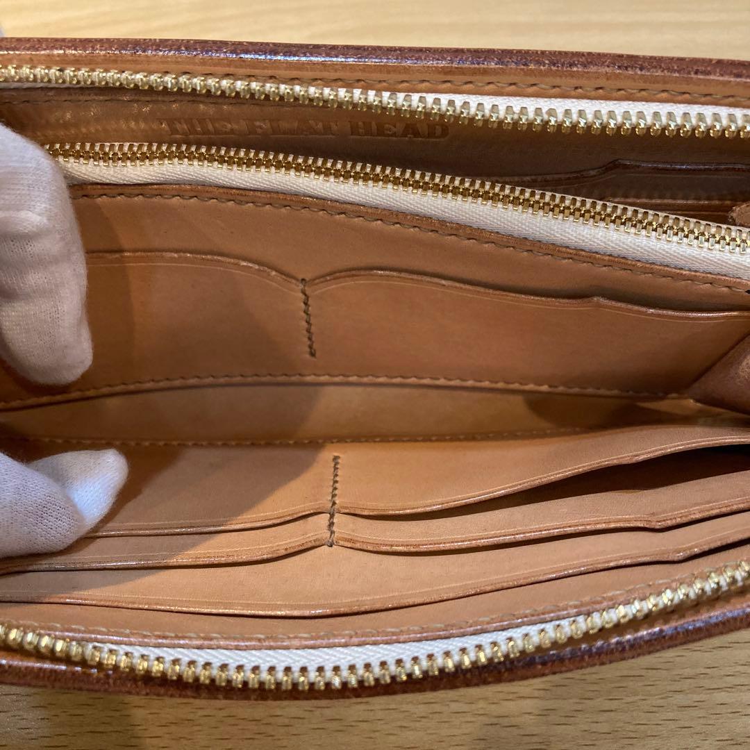 チ*ガ様 【15694】THE FLAT HEAD フラットヘッド　レザーウォレ