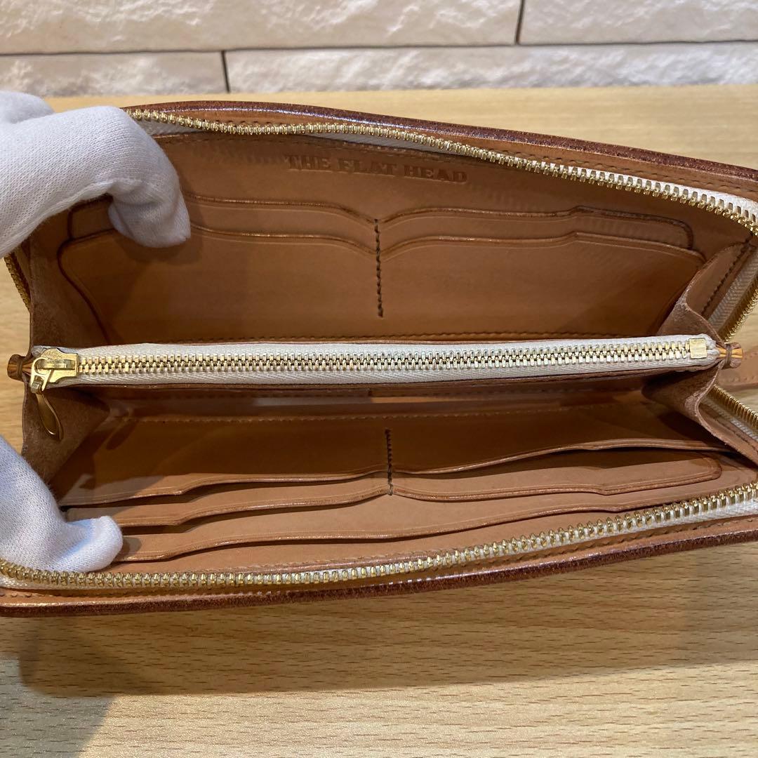 チ*ガ様 【15694】THE FLAT HEAD フラットヘッド　レザーウォレ