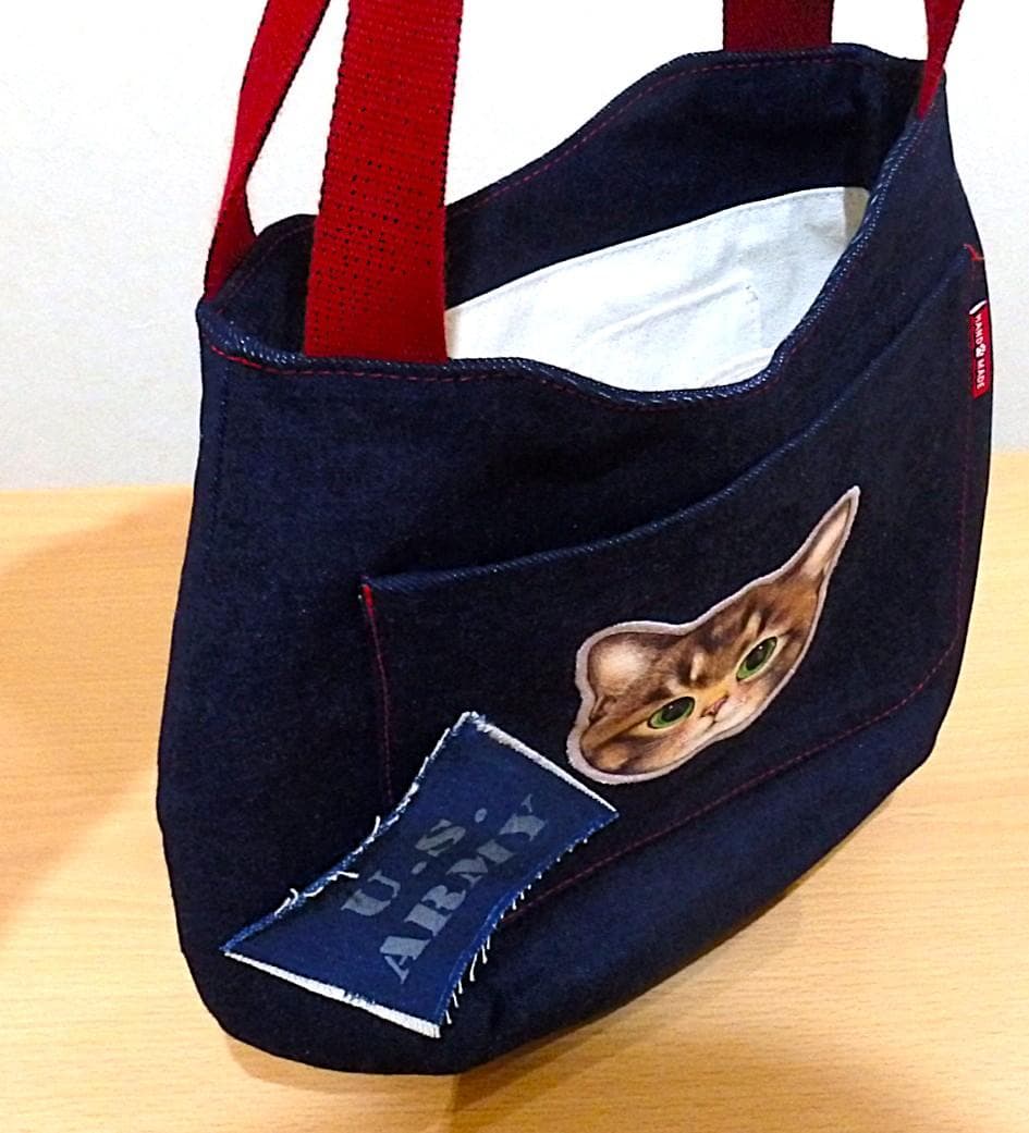 ハンドメイド　タックマチ付きトートバッグ（FZ-09）他4点のおまとめ