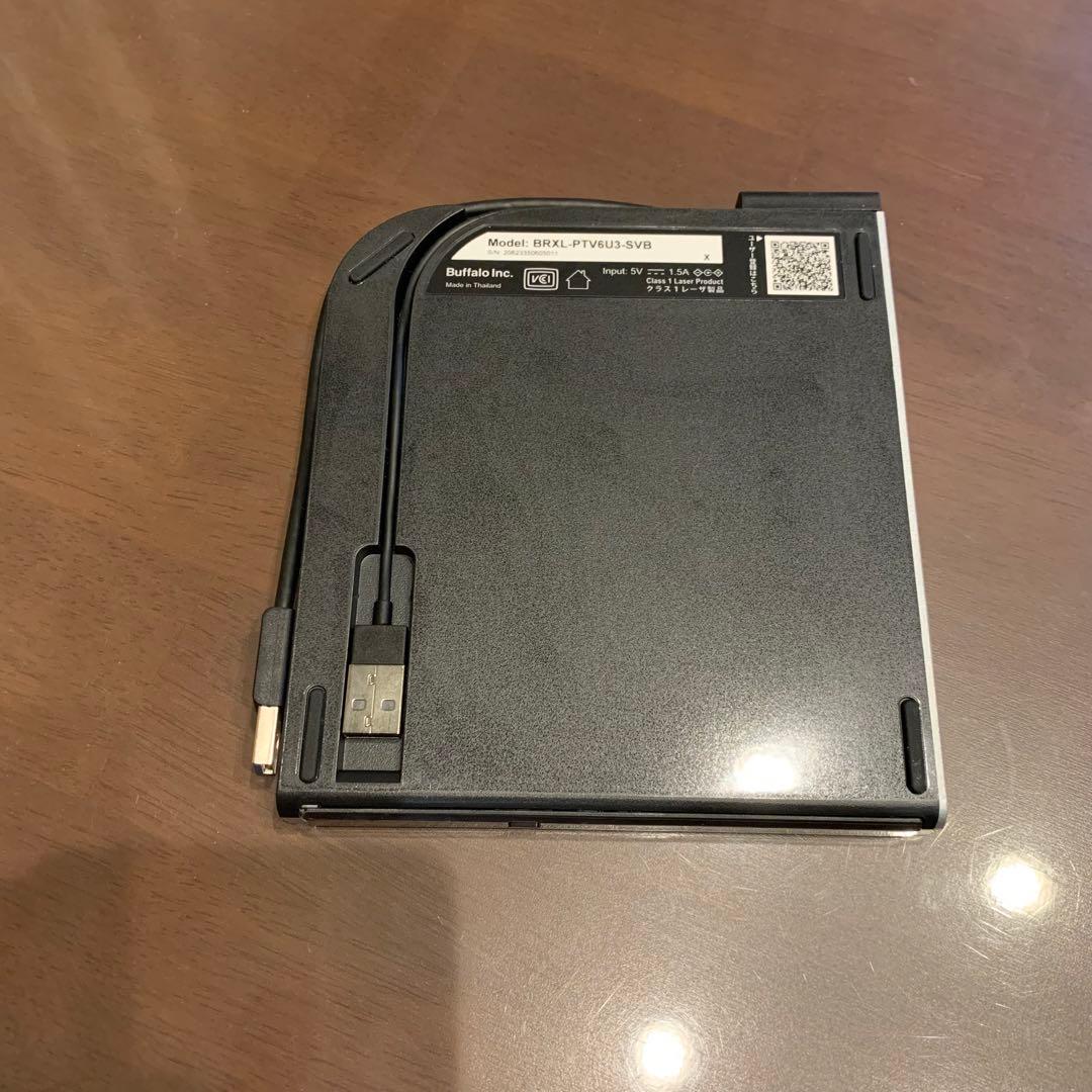 Buffalo BRXL-PTV6U3-SVB ブルーレイ/DVD