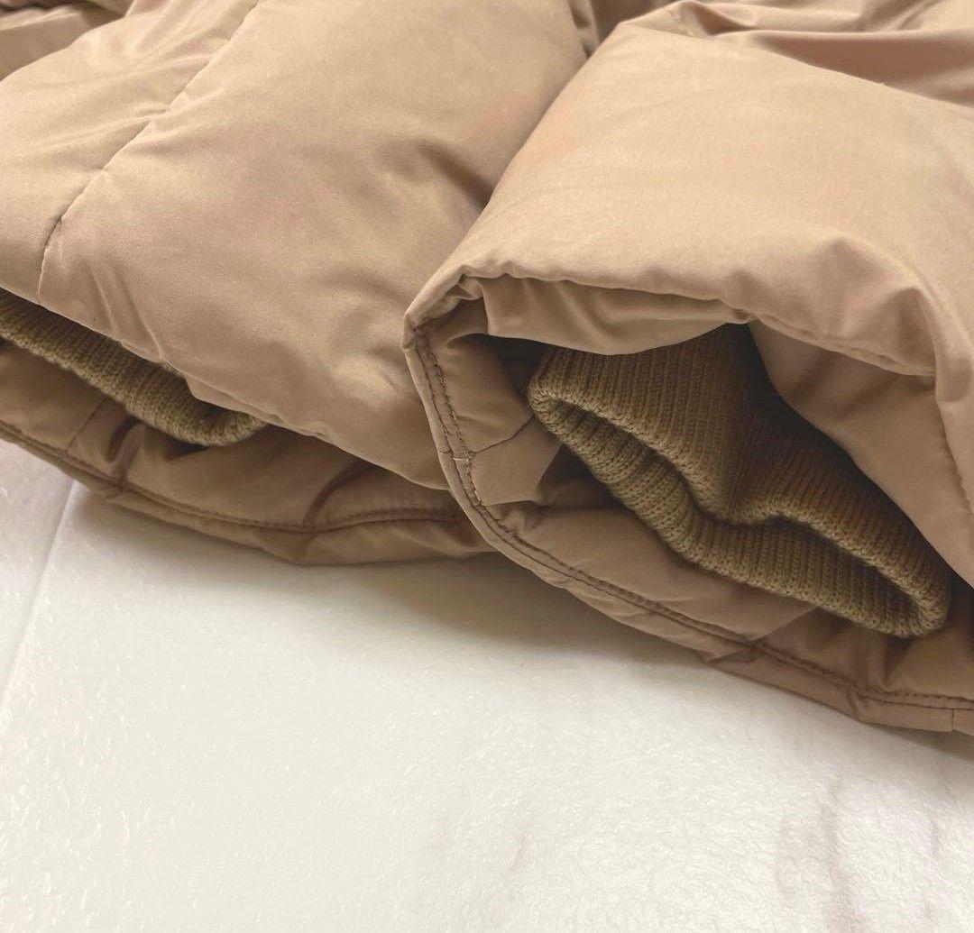 SLobe IENA フード付きベージュダウンジャケット 　サイズ40