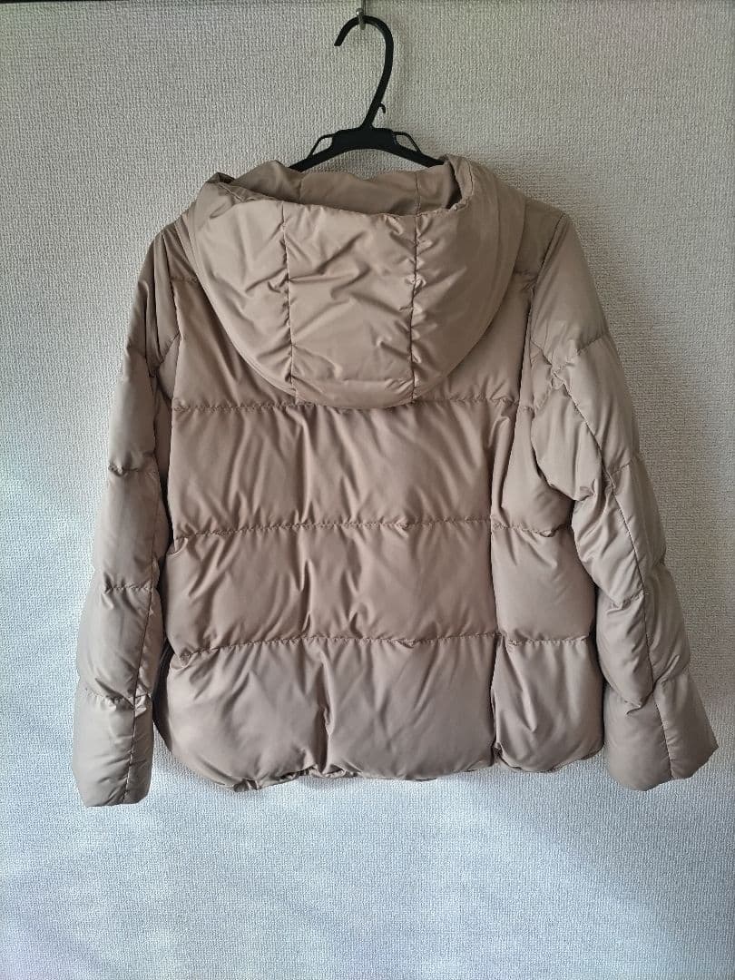 SLobe IENA フード付きベージュダウンジャケット 　サイズ40