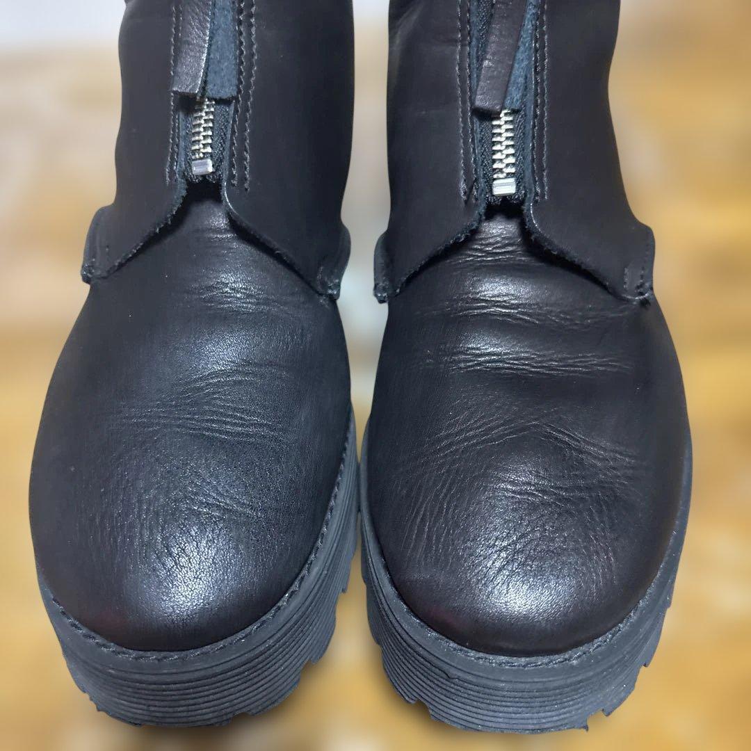 靴 argue.atelier ZIP BOOTS(SMOOTH LETHER)