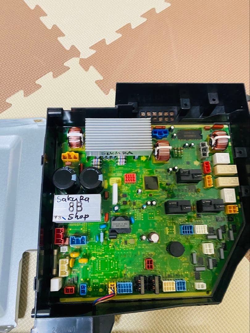 パナソニックドラム洗濯機制御基とパネルセットNA-VX800BR