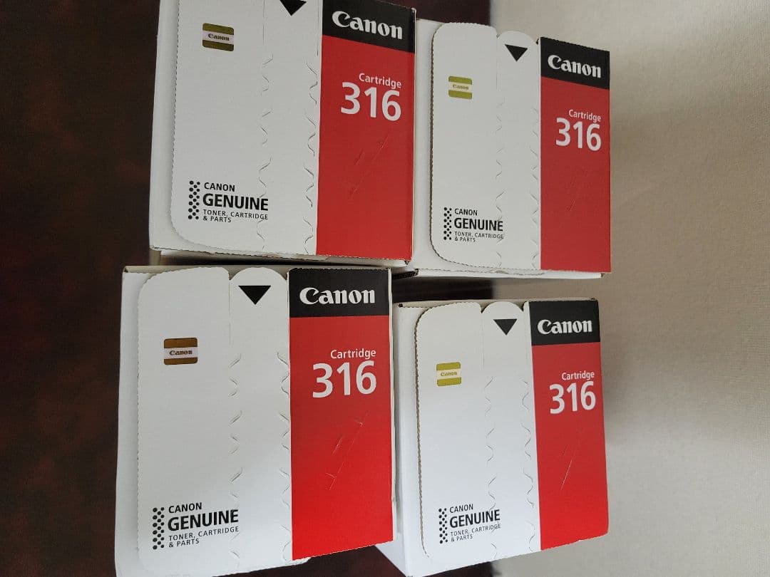 Canon 316 トナーカートリッジ 4色セット