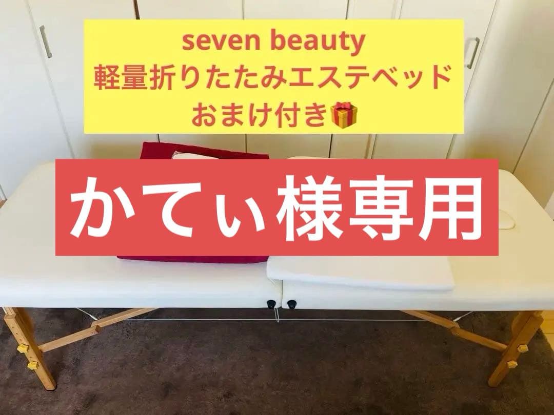【おまけ盛りだくさん】折りたたみ軽量エステベッド＊引き取り可能な方