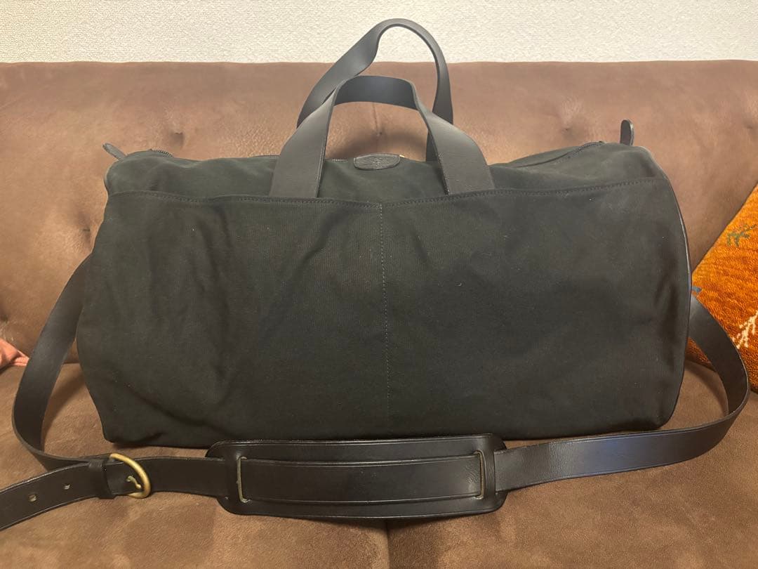 イルビゾンテ⭐︎ブラックキャンバス ボストンバッグ