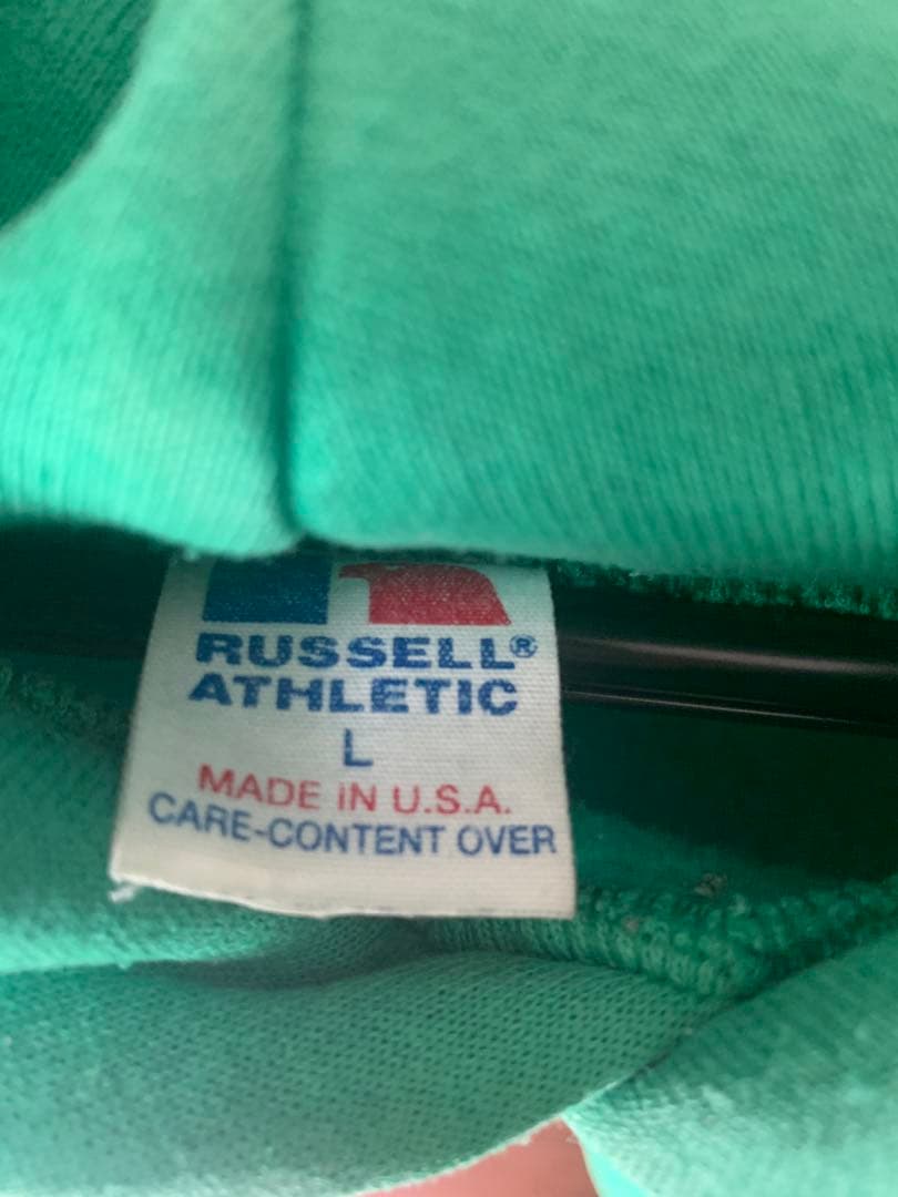 【USA製 80s】フーディー フェード パーカー ラッセルアスレチック