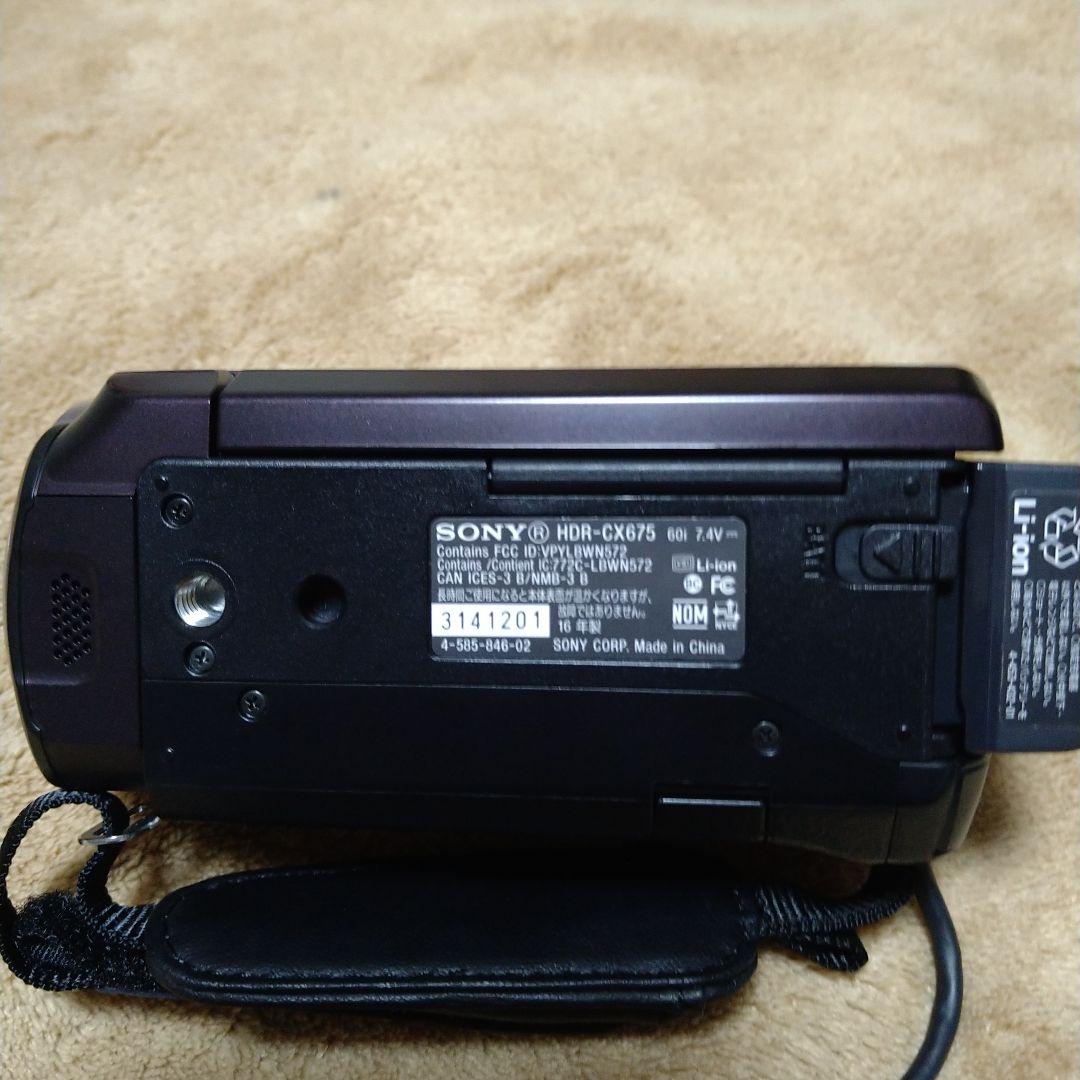 ソニーSONYビデオカメラHDR-CX675（B）