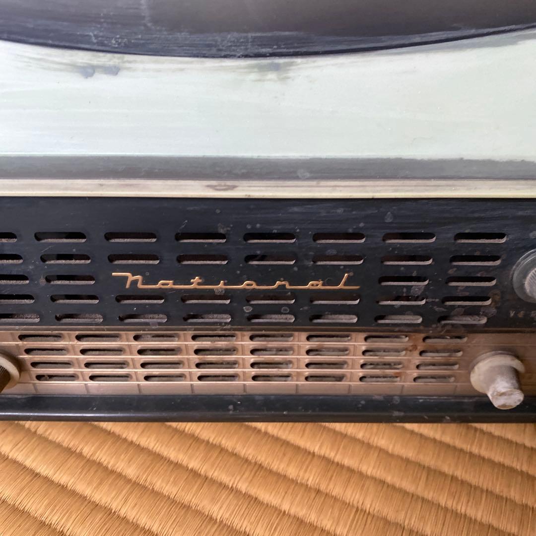 白黒テレビ　昭和レトロ　アンティーク　ナショナル　ディスプレイ用に！