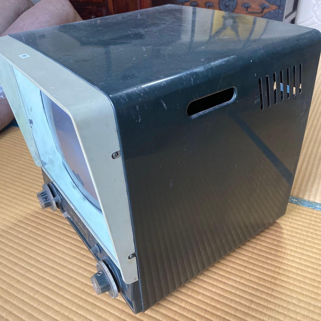 白黒テレビ　昭和レトロ　アンティーク　ナショナル　ディスプレイ用に！