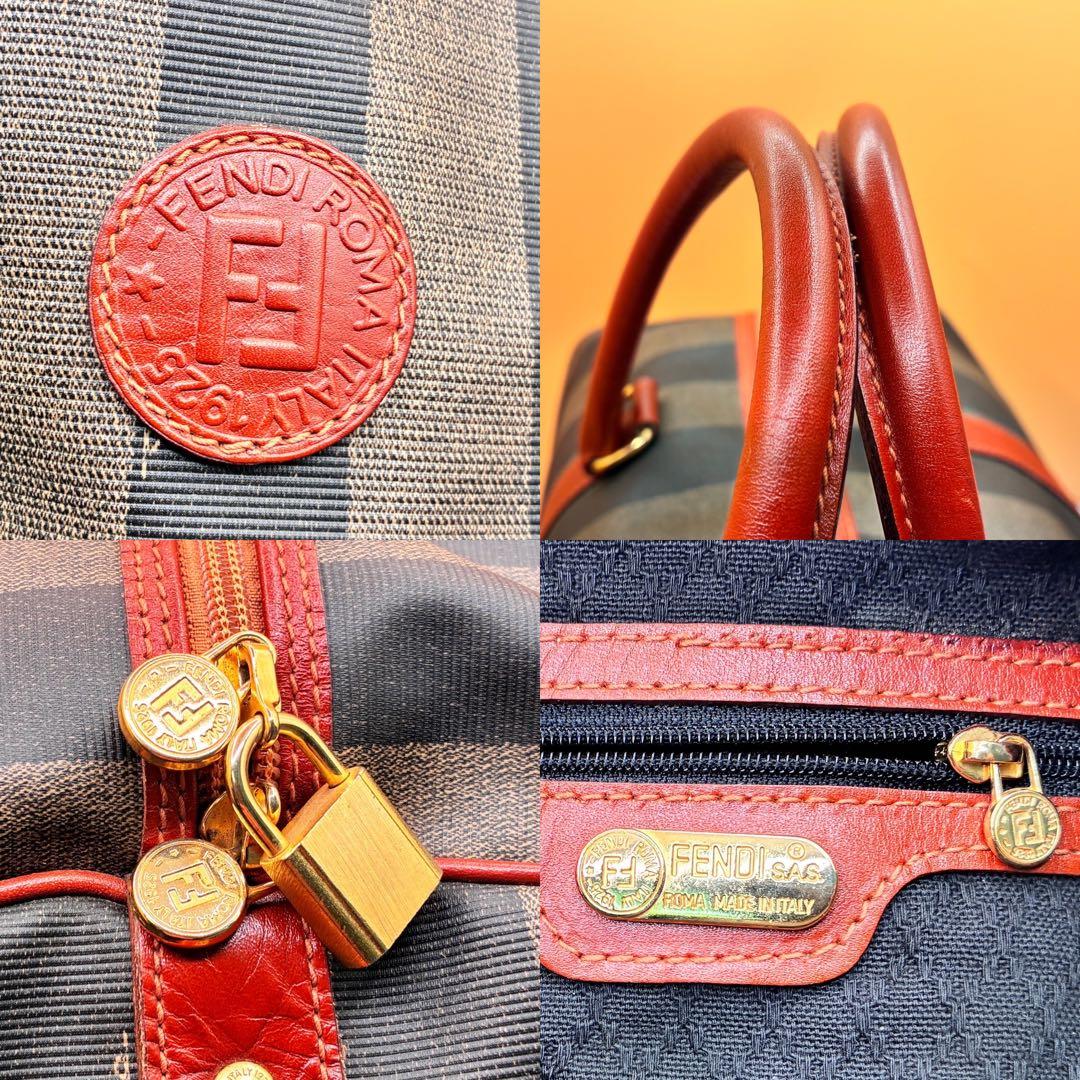 フェンディ FENDI ペカン ペカン柄 ボストンバッグ ハンドバッグ