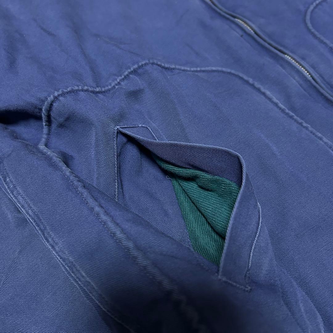 40s billy dan  ギャバ ワークジャケット 茄子紺