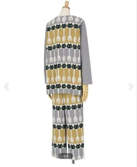 新品タグ付き マタノアツコ パジャマ ルームウェア スプーン L