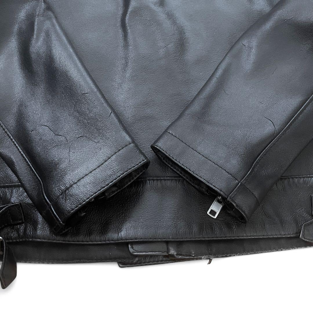 STOOGE&CO レザージャケット ライダース 襟付き 本革