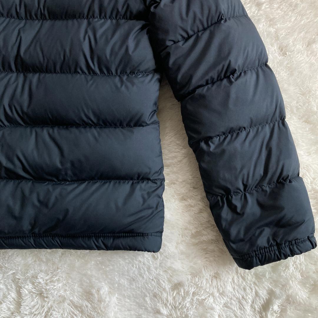 アバクロ フード付き キルティング ジャケット ネイビー