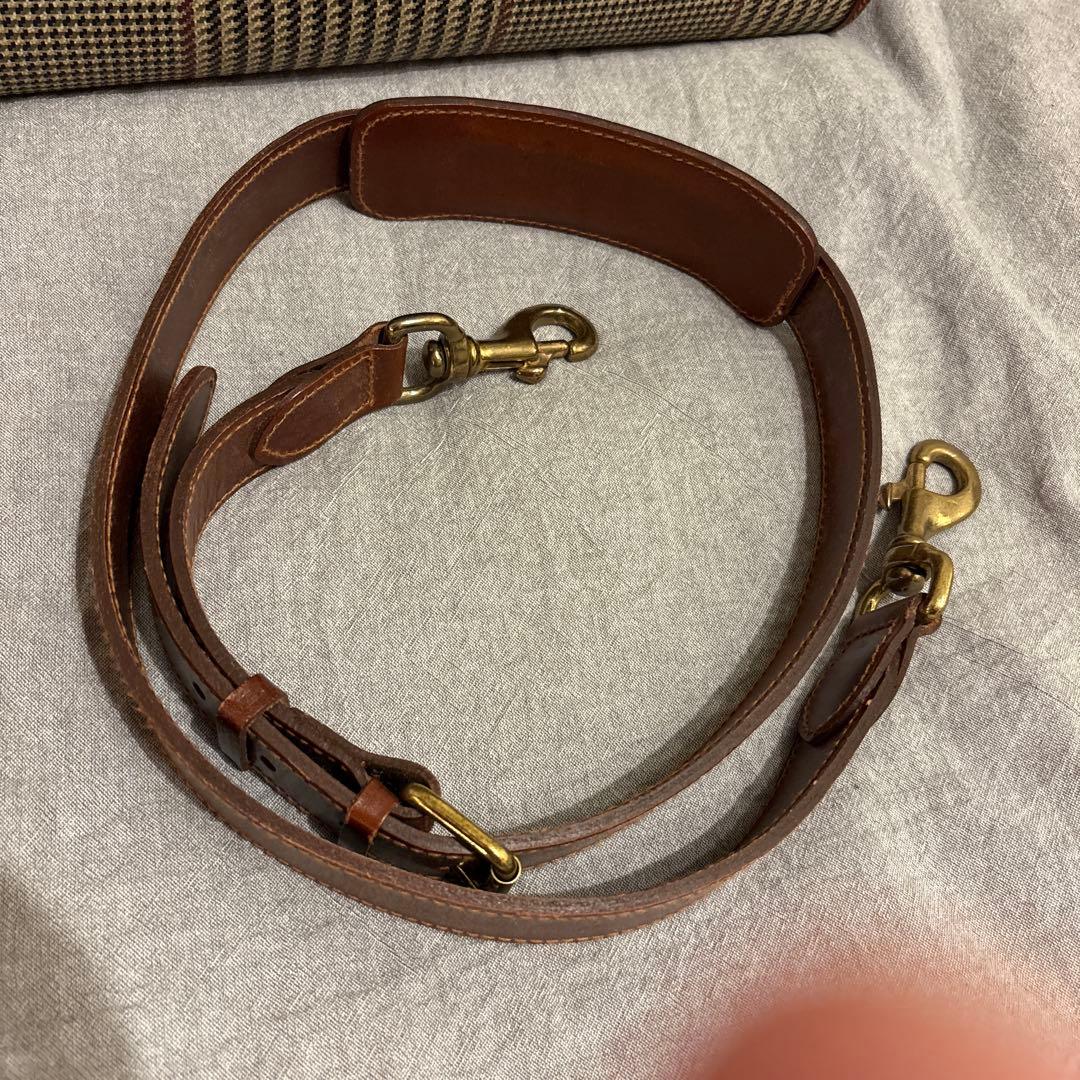 POLO チェック柄 ボストンバッグ