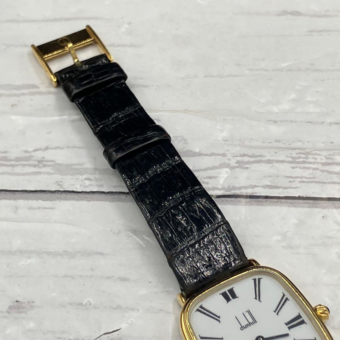 dunhill ダンヒル レクタンギュラー ローマンインデックス ホワイト