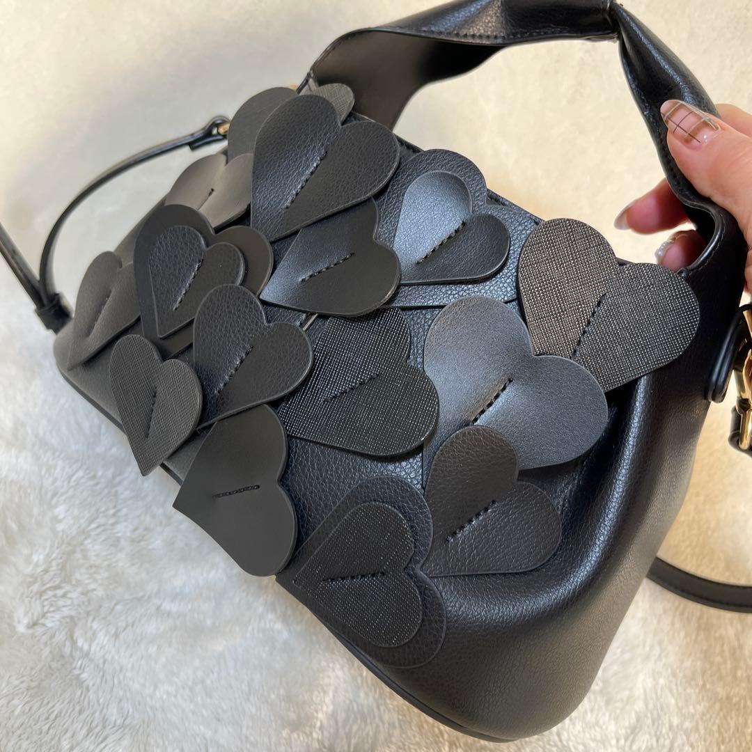 セルフォード Lots of hearts bag ハートバッグ　ブラック