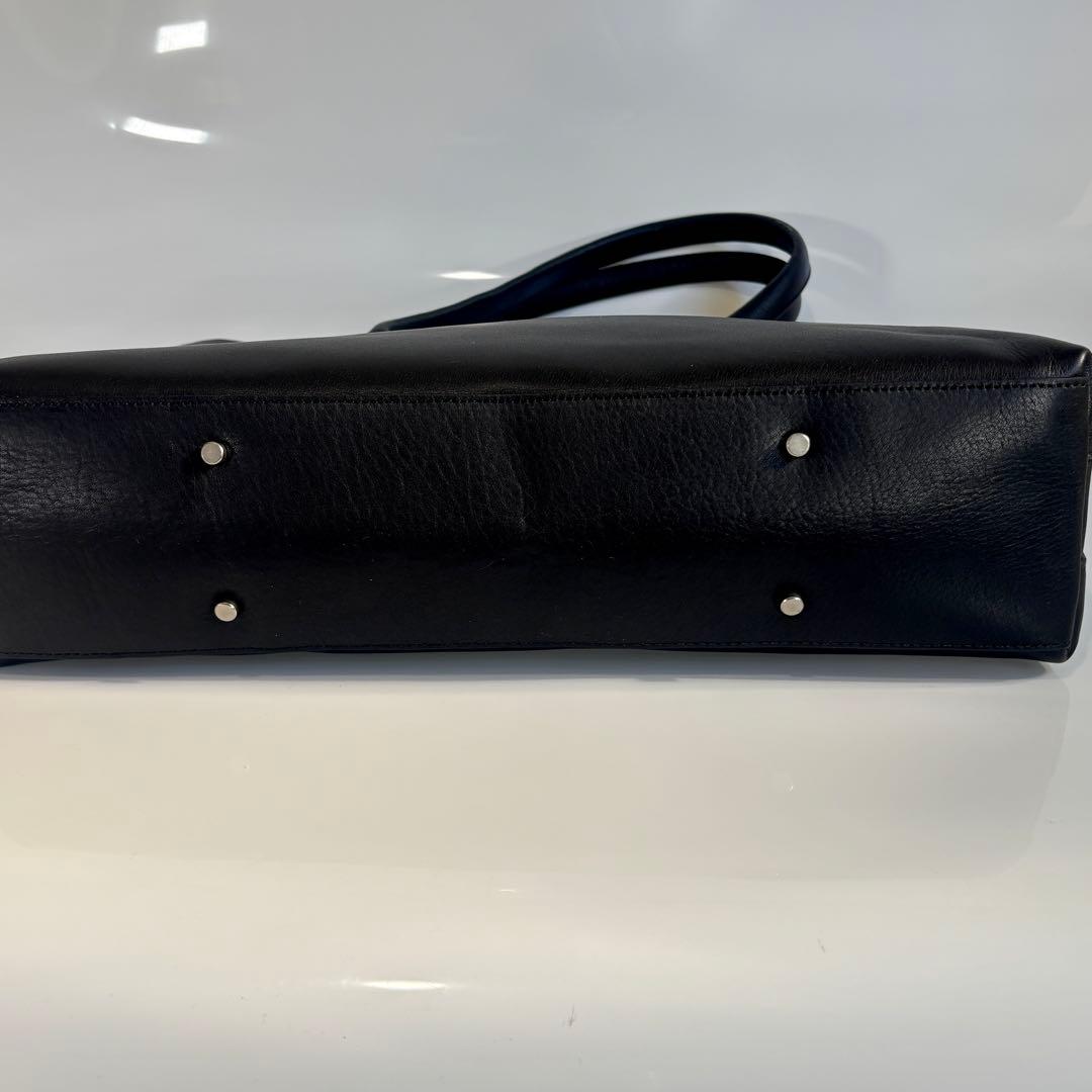 新品未使用 aniary アニアリ レザー トートバッグ A4収納 ブラック