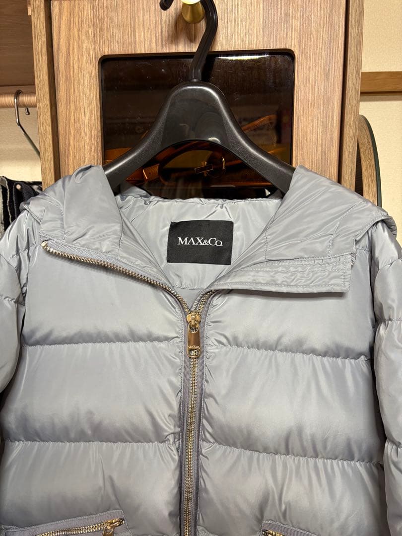 超美品MAX&Co. ダウンジャケット ライトブルーM