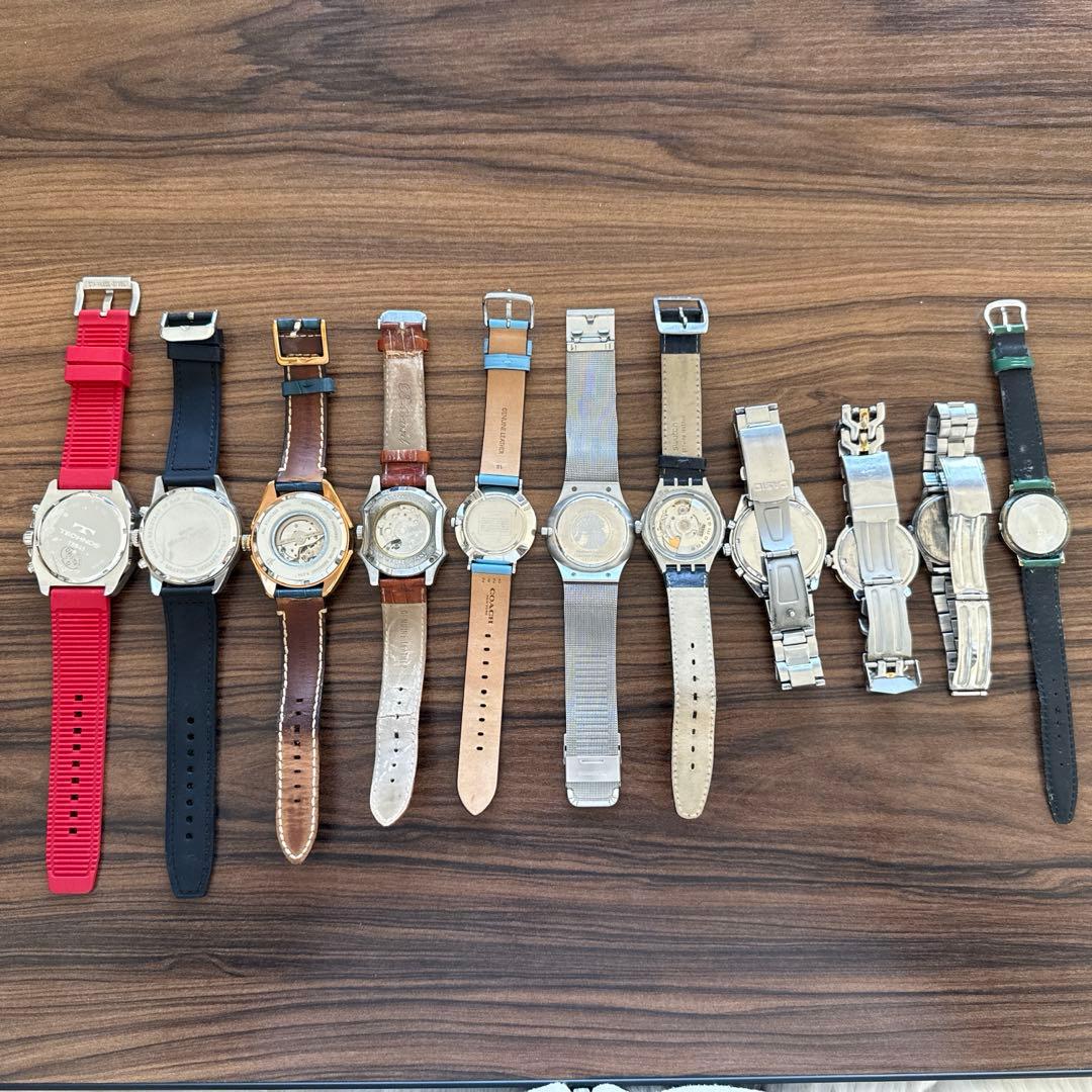 腕時計　まとめ売り　CASIO COACH　TECHNOS AUTOMATIC