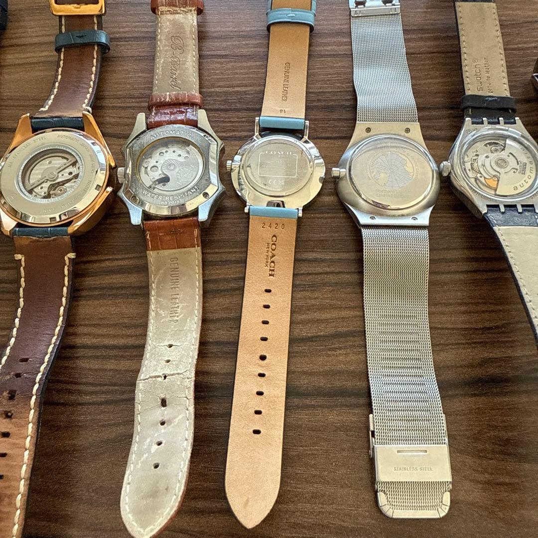 腕時計　まとめ売り　CASIO COACH　TECHNOS AUTOMATIC