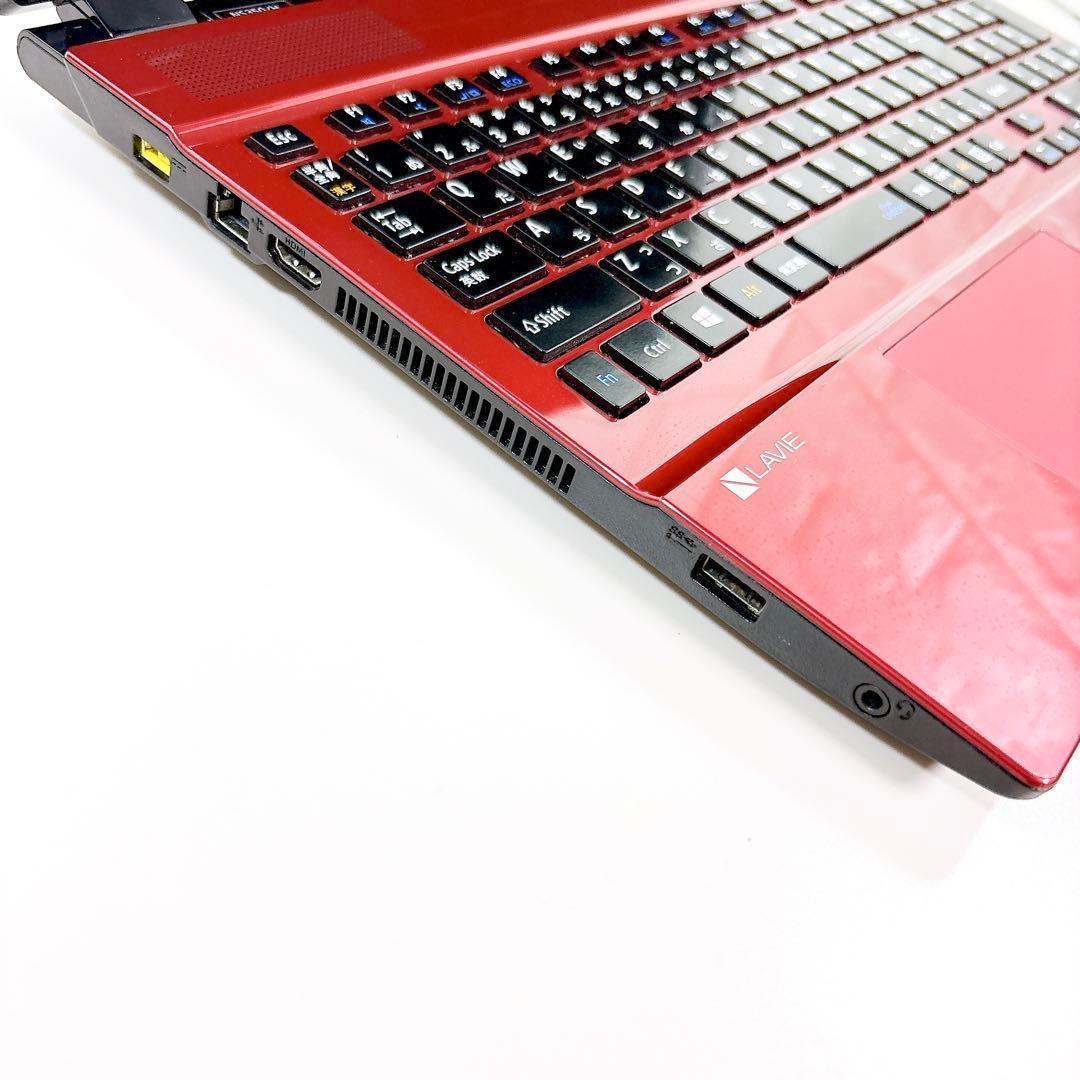 快適動作SSD✨在宅ワークに カメラ フルHD 第7世代 ノートパソコン NEC