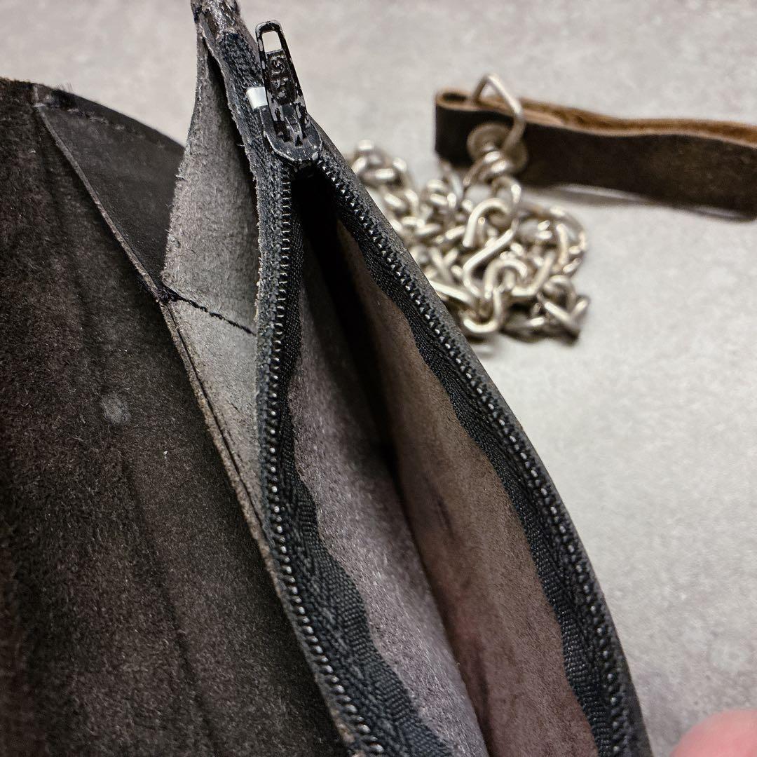 希少 Harley-Davidson レザーウォレット チェーン付き