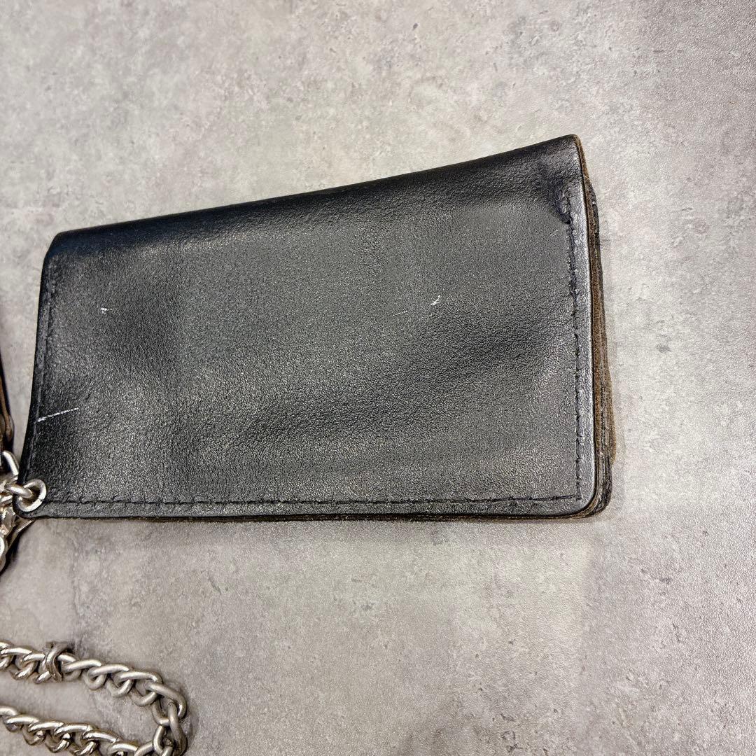 希少 Harley-Davidson レザーウォレット チェーン付き