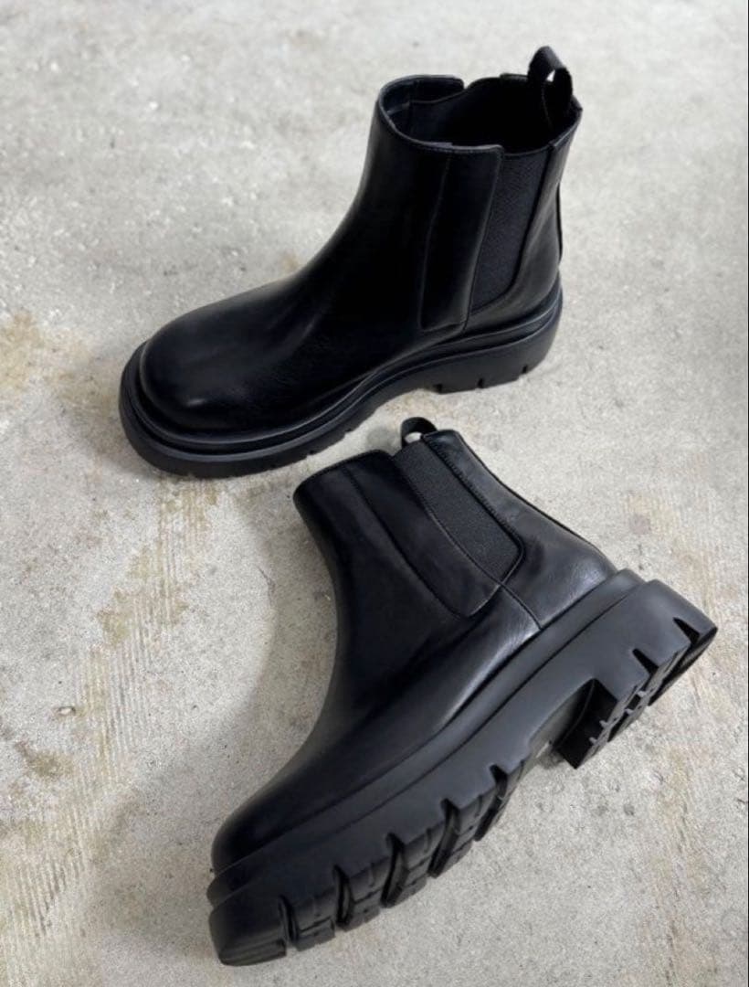 靴 HIAND Chelsea Short Boots24.5cm