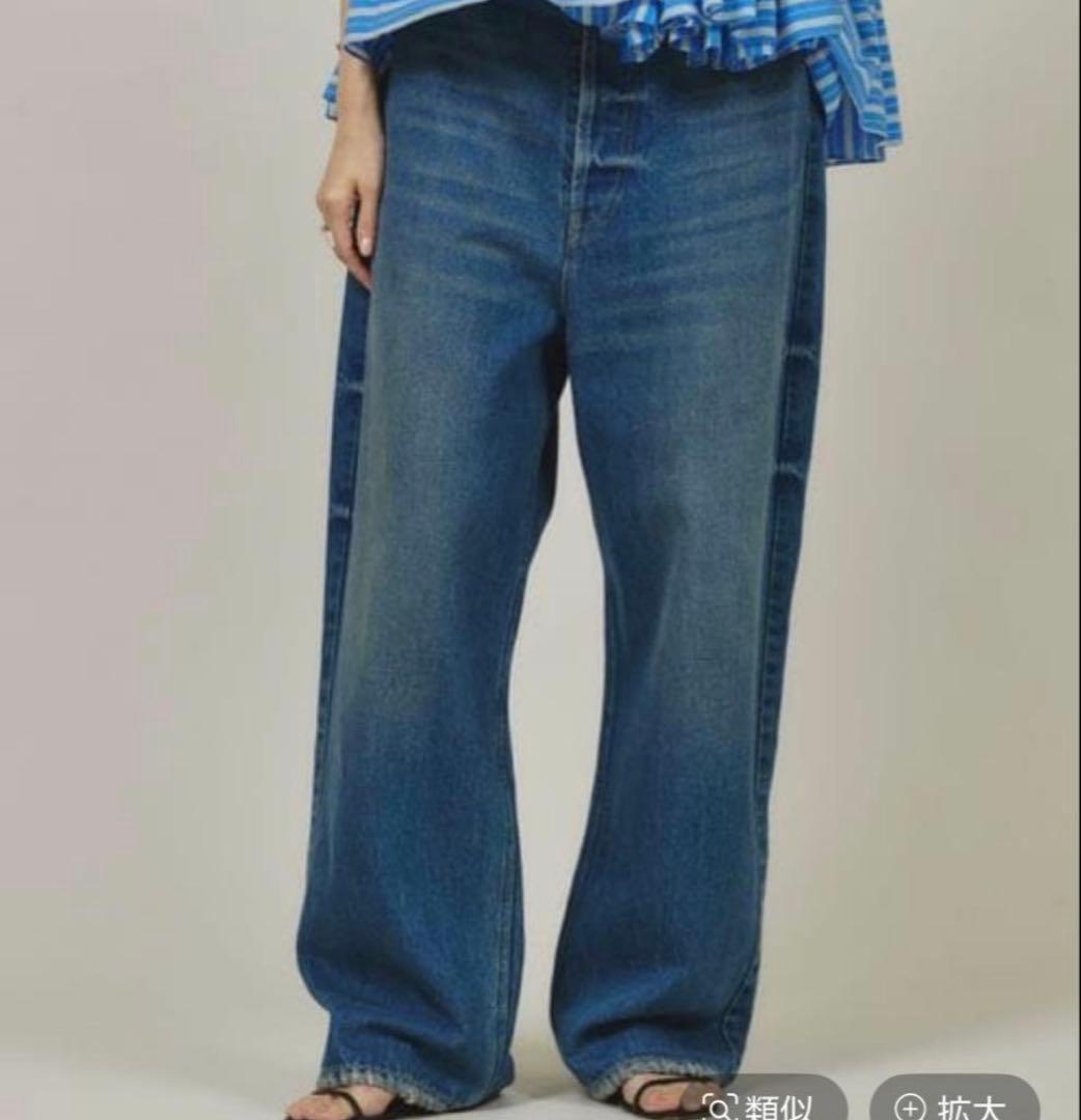 Curensology ＜&RC ＞ ワイドルーズデニムパンツ38