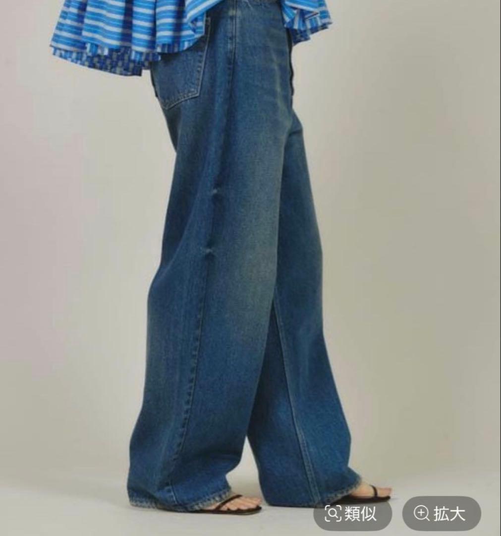 Curensology ＜&RC ＞ ワイドルーズデニムパンツ38