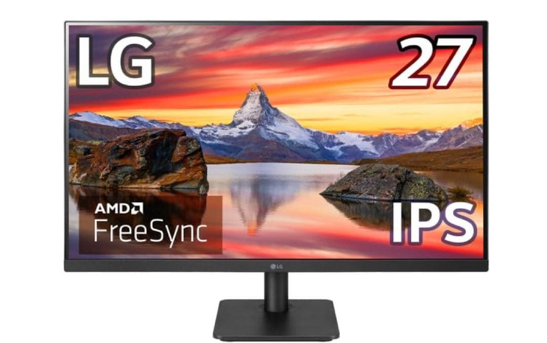 LGエレクトロニクス 27MP400-B 27型 IPS フルHDワイドモニター