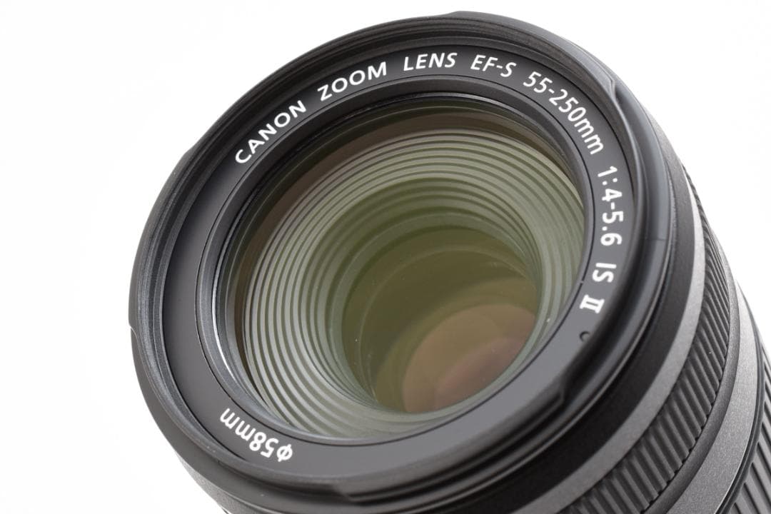 新品級 キャノン EF-S 55-250mm f4-5.6 IS Ⅱ C924