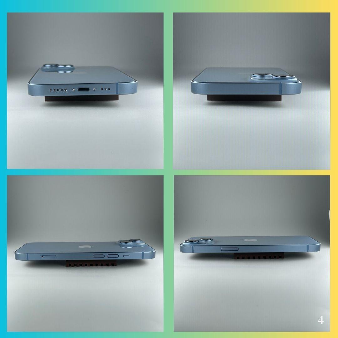 【極上品】Apple iPhone14 128GB BLUE バッテリー100％