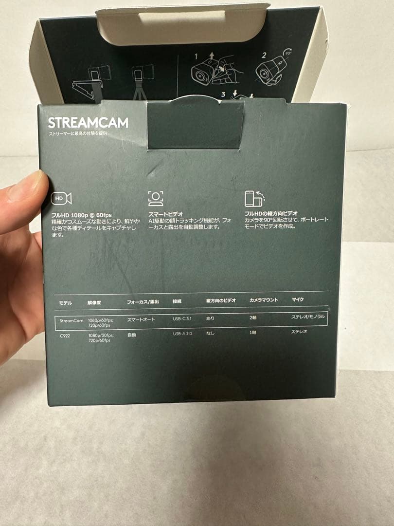 ロジクール Stream Cam C980GR Webカメラ ストリーミング