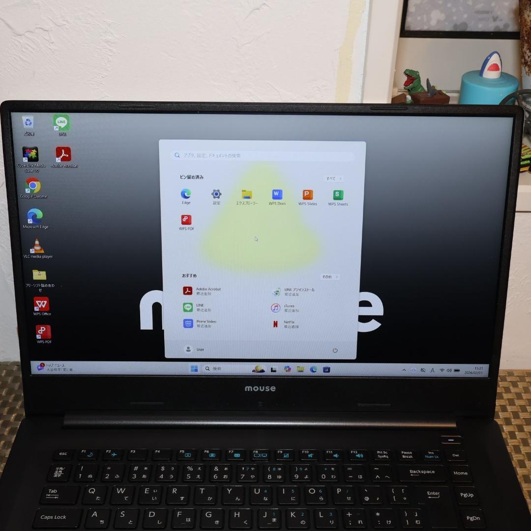 Win11公式対応Corei7/メ8G/高速SSD+HDD/無線/カメラ/FHD
