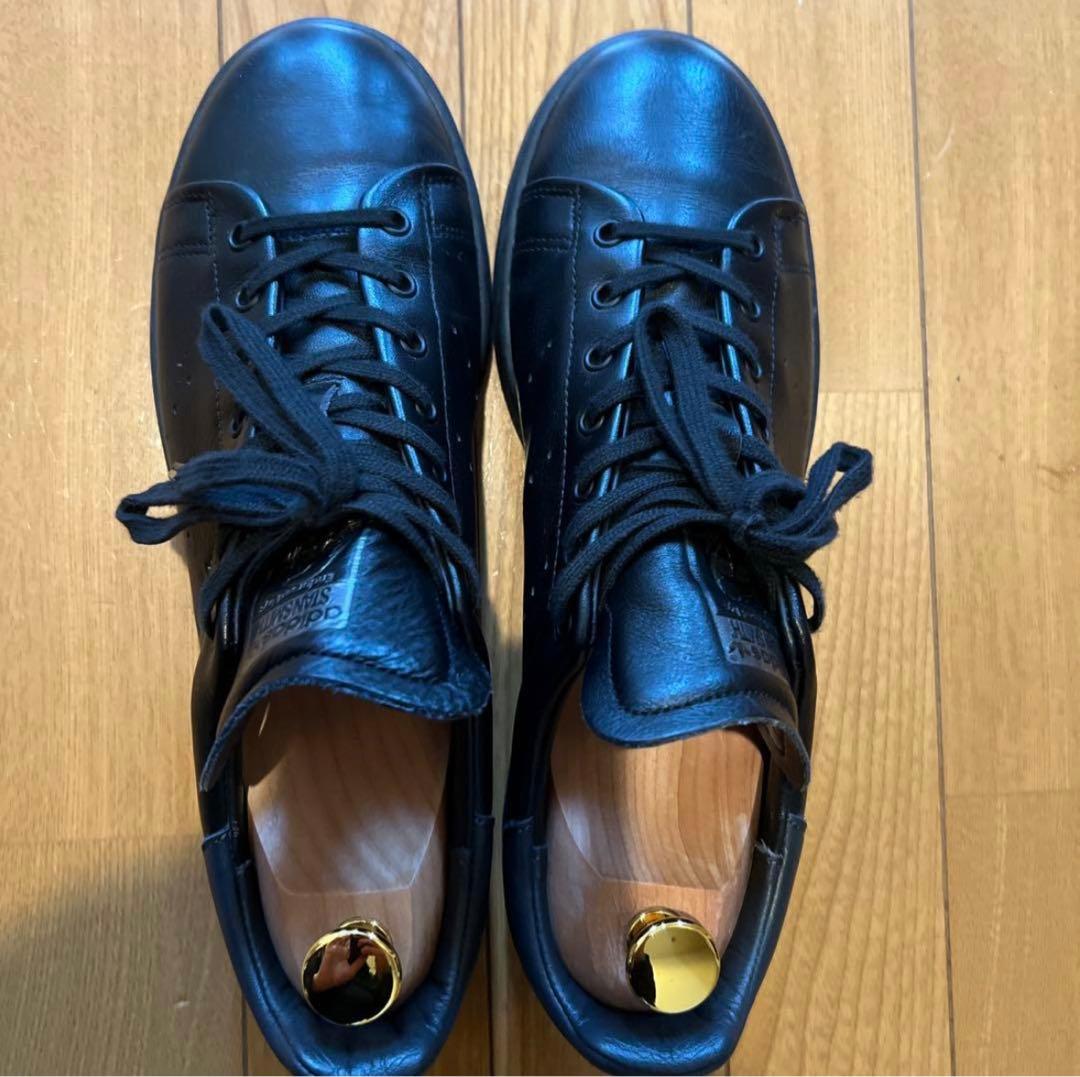 adidas Stan Smith luxブラック26.5cm