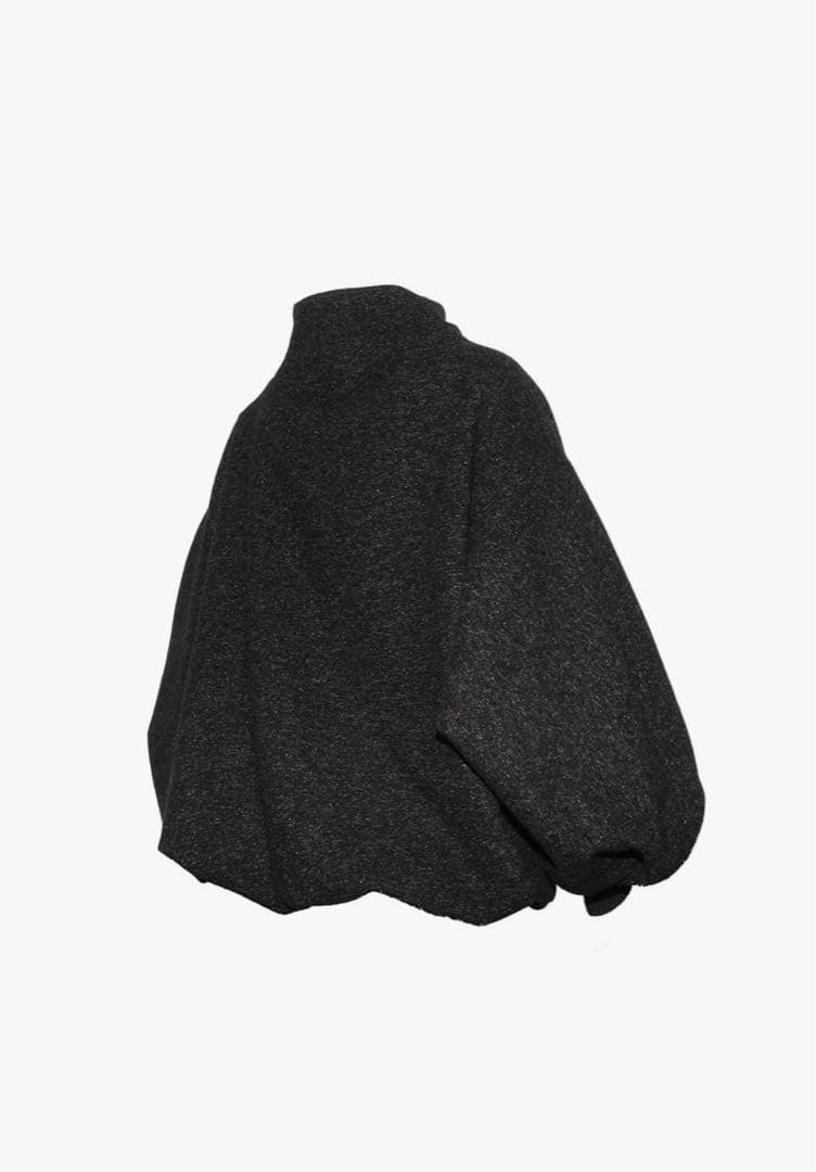 トップス THEREDTHREAD S over tweed zip jacket