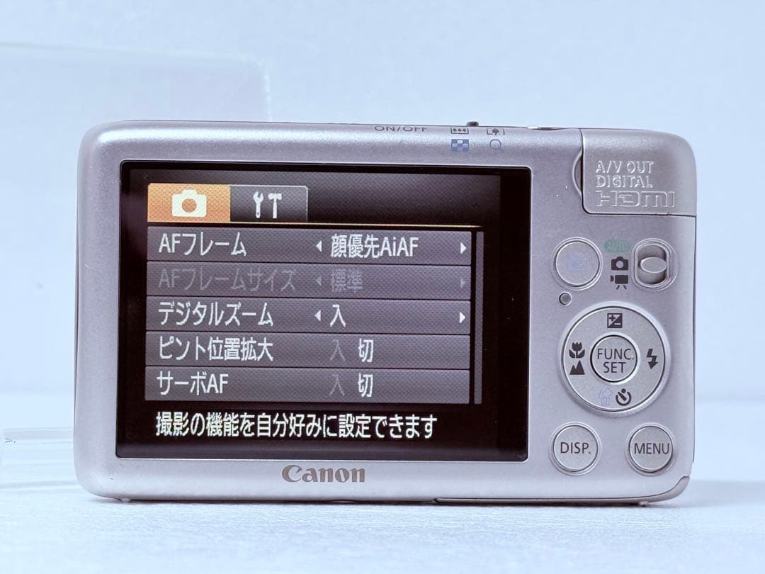 Canon IXY 400F シルバー 動作確認済 薄型 軽量 コンデジ レトロ